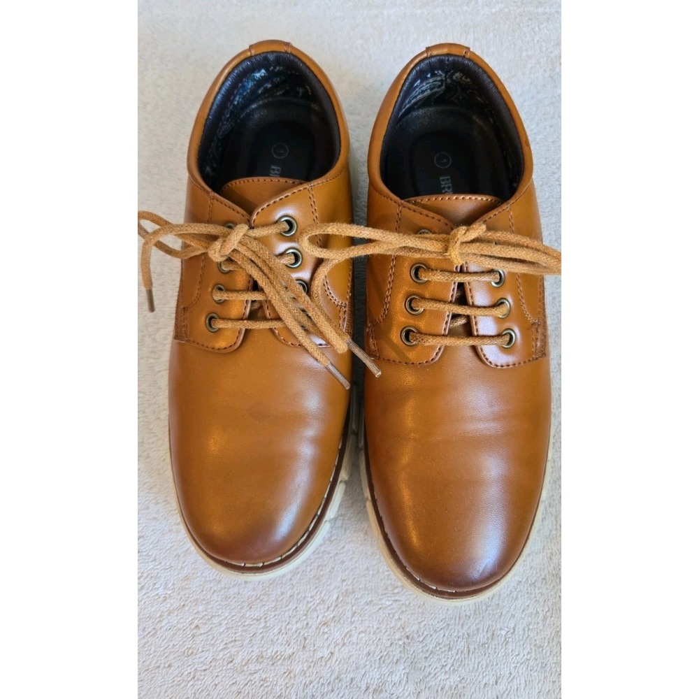 Bruno Marc Boys Shoe Size 1 Camel Color